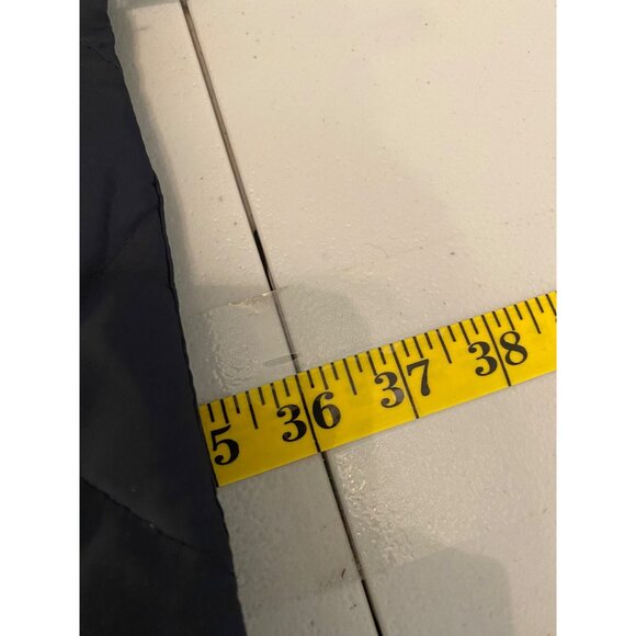 Kenneth Cole Reaction Winter Black Quilted Puffer Coat Zip Front High Collar XL - Picture 5 of 14